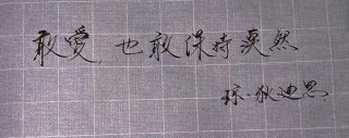 成熟的人，敢爱，也敢保持漠然。