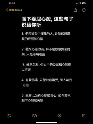 心里受委屈的心情说说，句句都是精品，你最中意哪一句