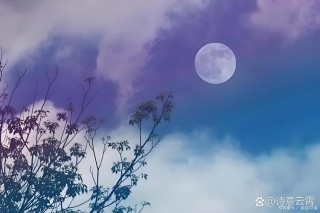 空中悬明月