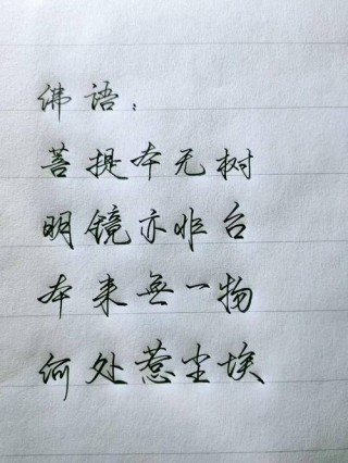 “本来无一物，何处惹尘埃”，你见过最纯净的一句诗是什么？