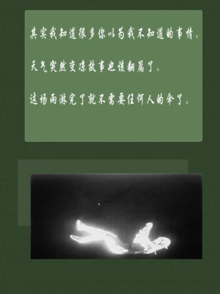 真的不知道该写什么