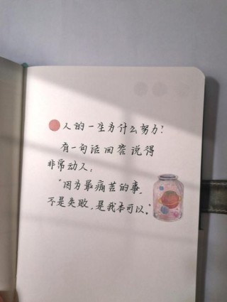 人这一生为什么要努力？