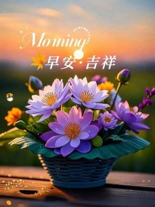早上好问候朋友暖心句子，2023特别漂亮精美早安图片