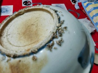 蟹，茶，青花