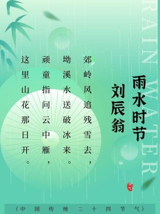 春雨古诗词200句【雨水】