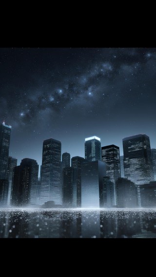 城市的夜晚你看不到星光