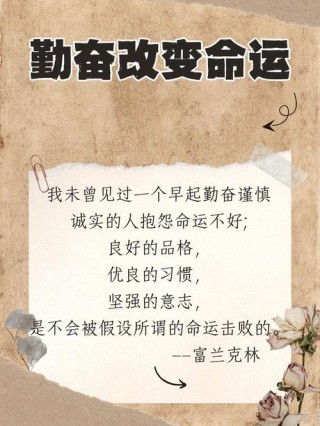 关于勤奋的名言，勤奋铸就成功，名言中的努力与坚持