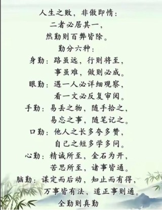 五贤三言两语丨康熙庭训格言：№2.193勤学力行
