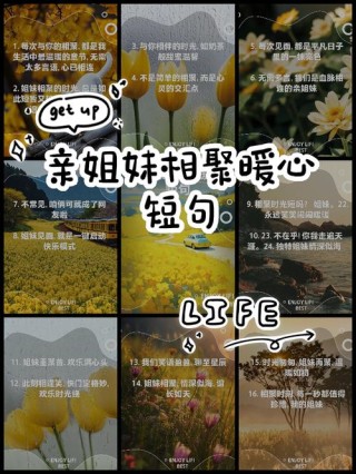 适合姐妹发朋友圈的文案 亲姐妹之间的唯美句子
