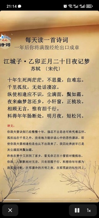 十年生死两茫茫不思量自难忘！10句扎心古诗词