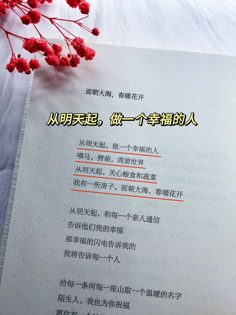从明天起,做个幸福的人 第1张 从明天起,做个幸福的人 第1张