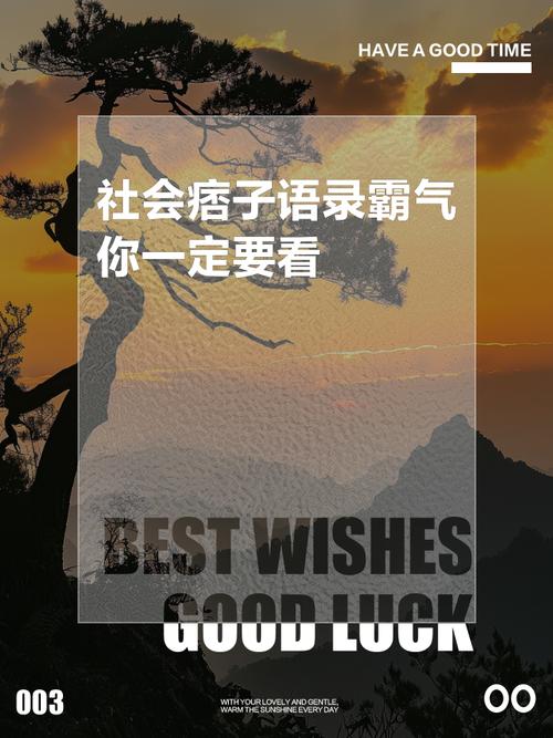 超霸气社会语录,非主流代名词,惹不起惹不起 第1张 超霸气社会语录,非主流代名词,惹不起惹不起 第1张