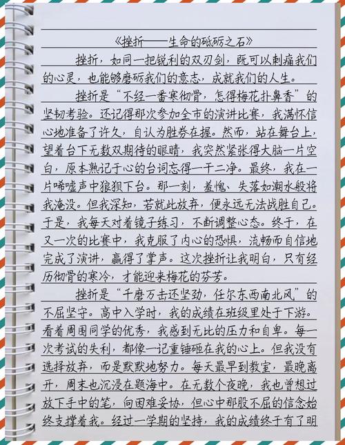 2023年备考作文范文库（7）——善待挫折（共8篇）  第1张
