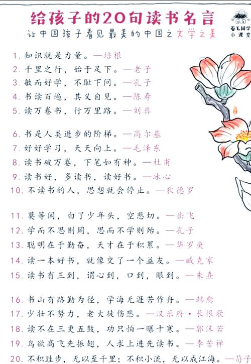 读书的名言警句摘抄大全,读书名言警句摘抄大全 第1张 读书的名言警句摘抄大全,读书名言警句摘抄大全 第1张