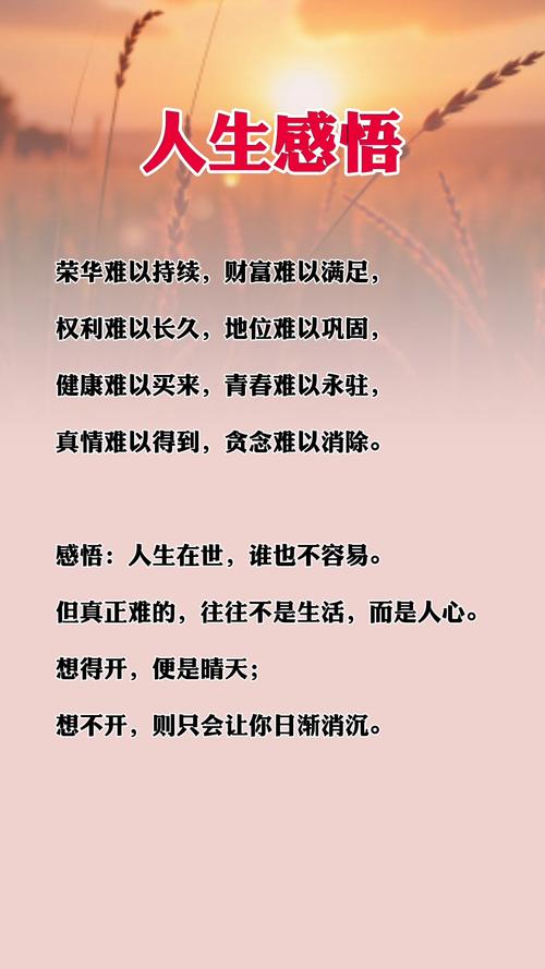 经典词语人生感悟,经典人生感悟,词语中的经典智慧 第1张 经典词语人生感悟,经典人生感悟,词语中的经典智慧 第1张