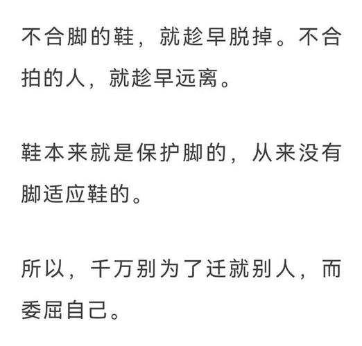 人生路上,鞋要合脚,人要合拍(经典) 第1张 人生路上,鞋要合脚,人要合拍(经典) 第1张