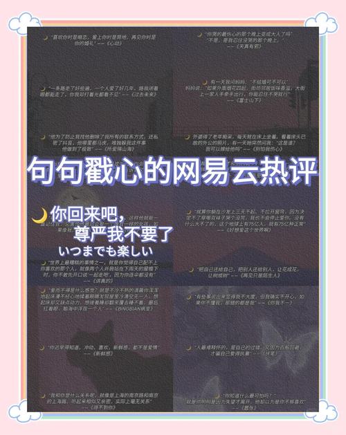 最触动的网易云热评文案句子  第1张