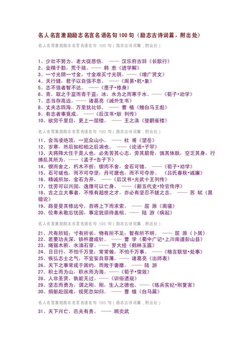 100句名言警句大全,100句名言警句精选大全 第1张 100句名言警句大全,100句名言警句精选大全 第1张