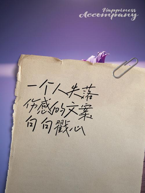 弄丢一个人的伤感说说 第1张 弄丢一个人的伤感说说 第1张