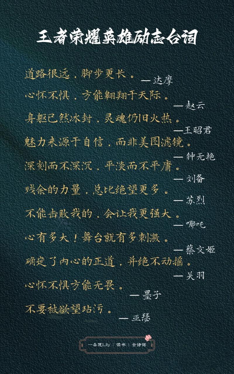 王者荣耀那些励志燃烧的语录;对抗路篇(一) 第1张 王者荣耀那些励志燃烧的语录;对抗路篇(一) 第1张