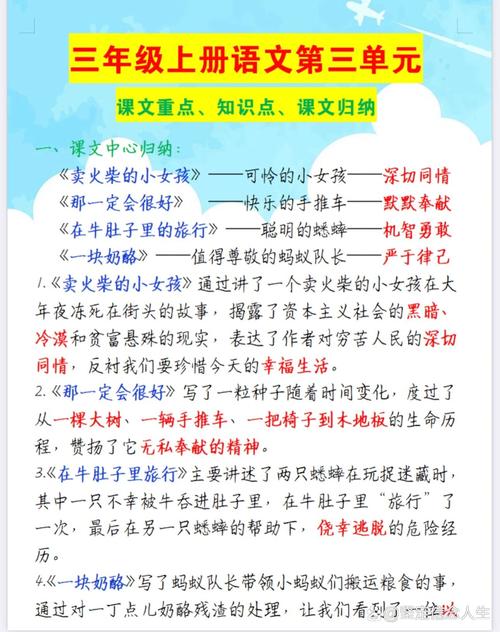 三年级语文知识归纳总结(三) 第1张 三年级语文知识归纳总结(三) 第1张