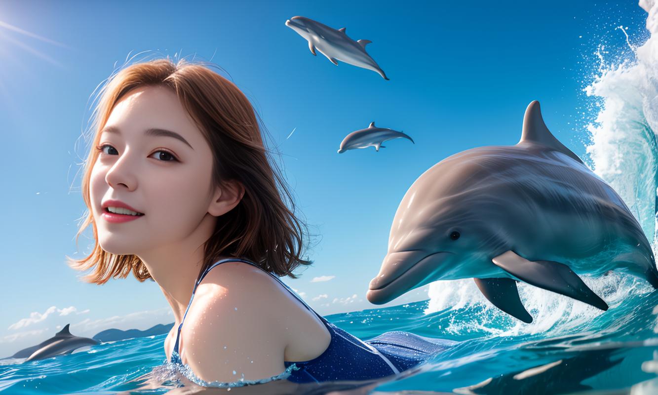 天使与海豚 第1张 天使与海豚 第1张