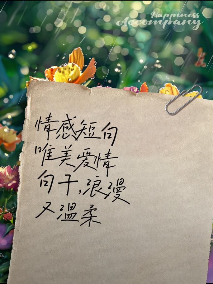 2020温柔沦陷的情话短句,浪漫至极,让人无法抗拒! 第1张 2020温柔沦陷的情话短句,浪漫至极,让人无法抗拒! 第1张