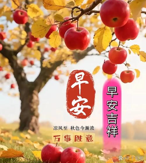 10月金秋，早上好，最美的早安图片祝福唯美短句。  第1张