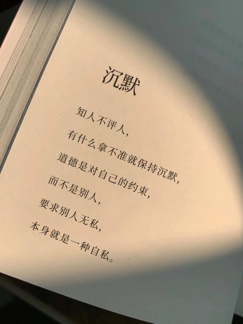 最高级的修养,是学会沉默 第1张 最高级的修养,是学会沉默 第1张