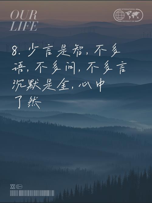 沉默是金，少语是银，静水流深，安然舒适  第1张