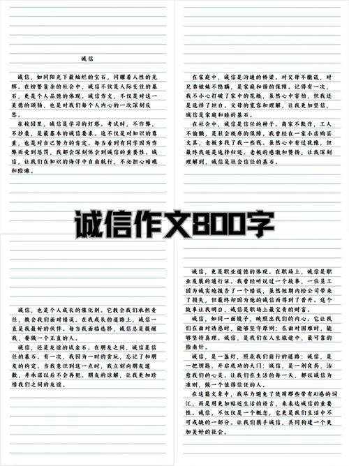想要作文好,素材不能少(五)——诚信篇 第1张 想要作文好,素材不能少(五)——诚信篇 第1张