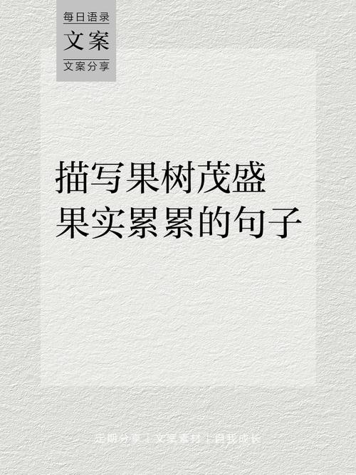 果子语录：一百零四  第1张
