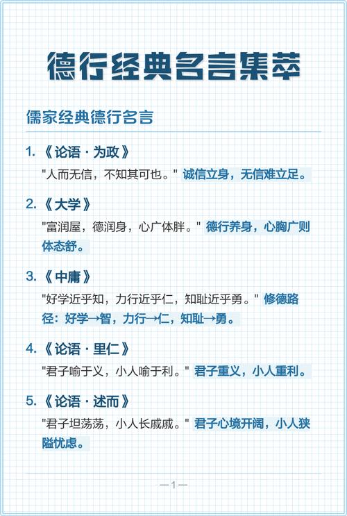 学习古句名言,理解德行要点(八) 第1张 学习古句名言,理解德行要点(八) 第1张