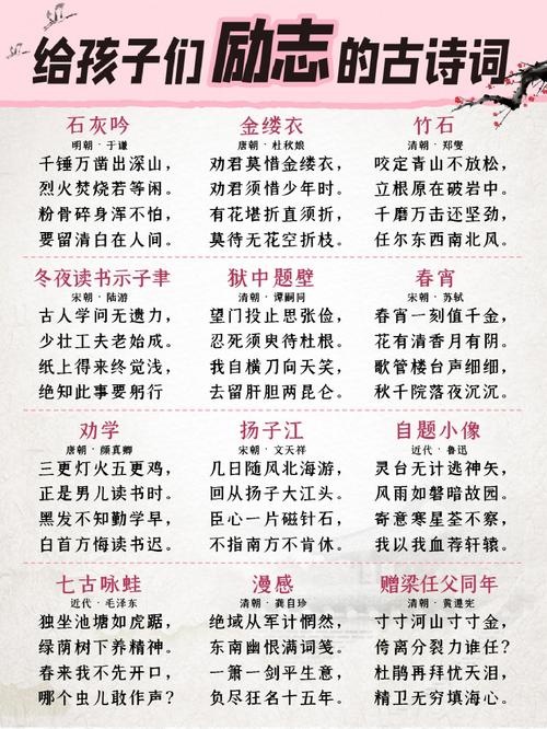 30句经典励志诗词,句句激奋人心,献给每一位正在努力的人! 第1张 30句经典励志诗词,句句激奋人心,献给每一位正在努力的人! 第1张