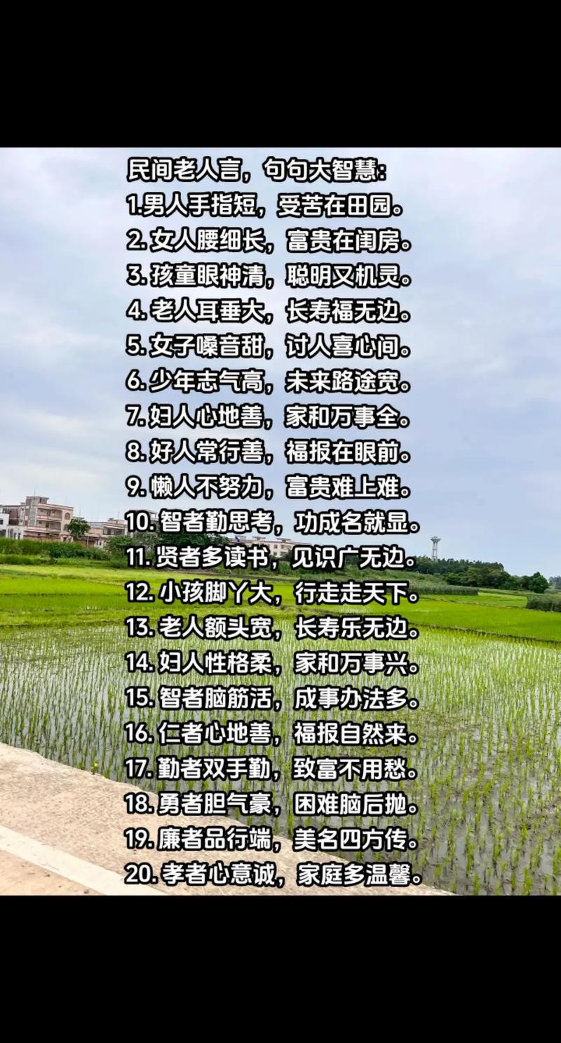 流传千古的民间谚语俗话(八十八) 第1张 流传千古的民间谚语俗话(八十八) 第1张