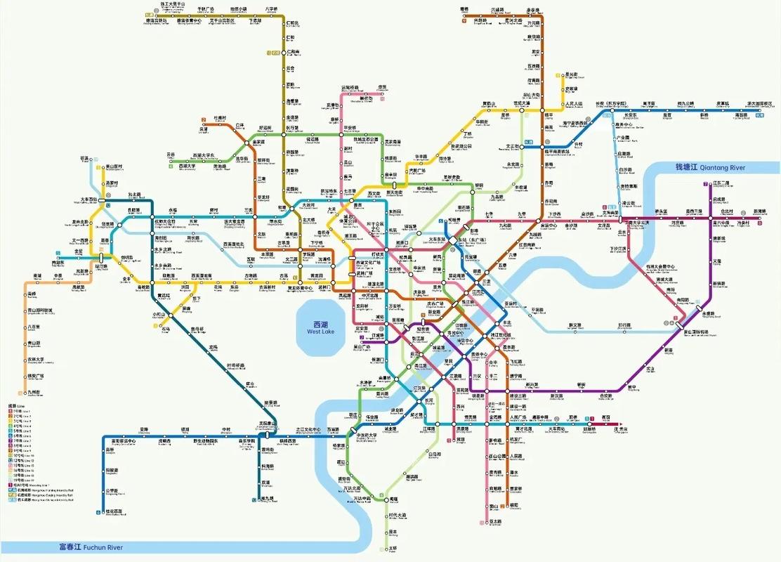 杭州地铁二路线图(杭州目前有几条地铁线路啊) 第1张 杭州地铁二路线图(杭州目前有几条地铁线路啊) 第1张