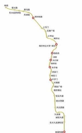 南京地铁3号线全程(南京3号地铁线全长多少公里分多少站点) 第1张 南京地铁3号线全程(南京3号地铁线全长多少公里分多少站点) 第1张