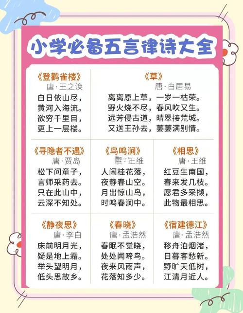 一首耳熟能详的五言小诗，短短20字，通俗易懂，却饱含深意且经典  第1张
