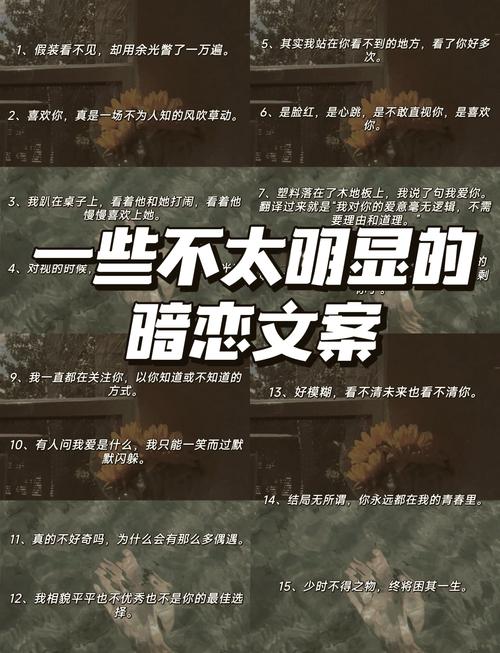 默默守护暗恋的文案  第1张