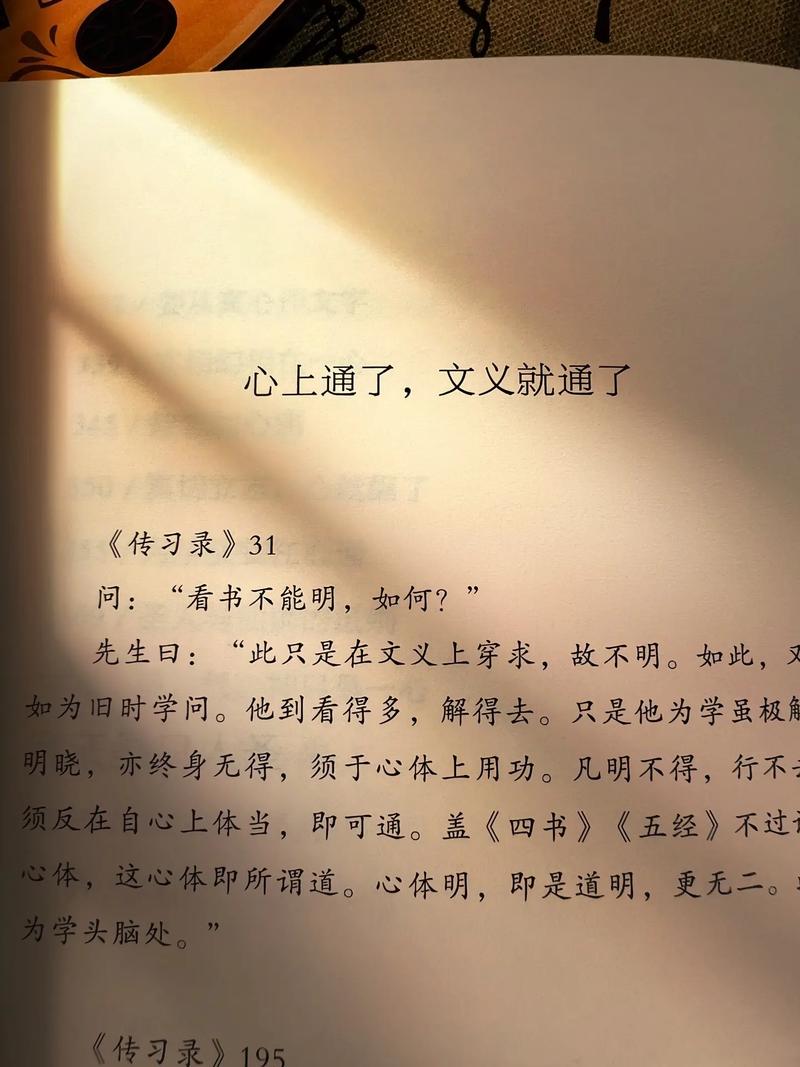 王阳明《传习录》经典二十句  第1张
