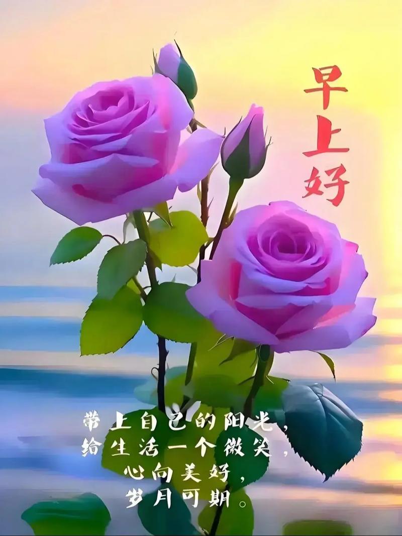 暖心的早上好图片带字，漂亮风景早安问候关心家人朋友的祝福大全  第1张