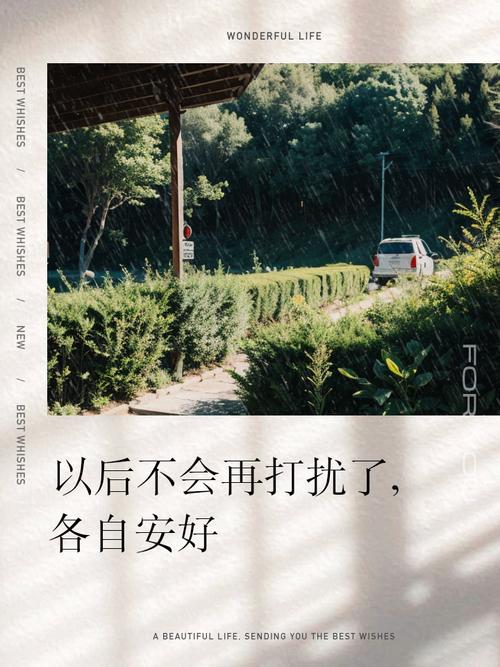 最近微信上很洒脱的句子,从此不再打扰,愿你余生安好 第1张 最近微信上很洒脱的句子,从此不再打扰,愿你余生安好 第1张