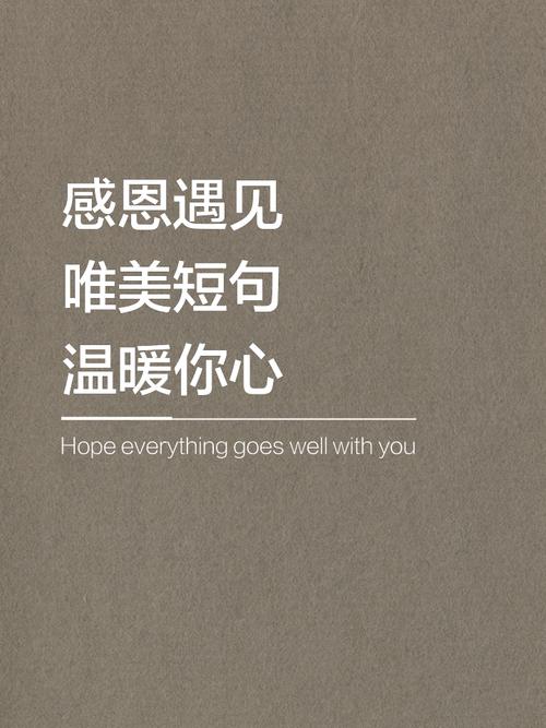 "感谢遇见你"聆听文案  第1张