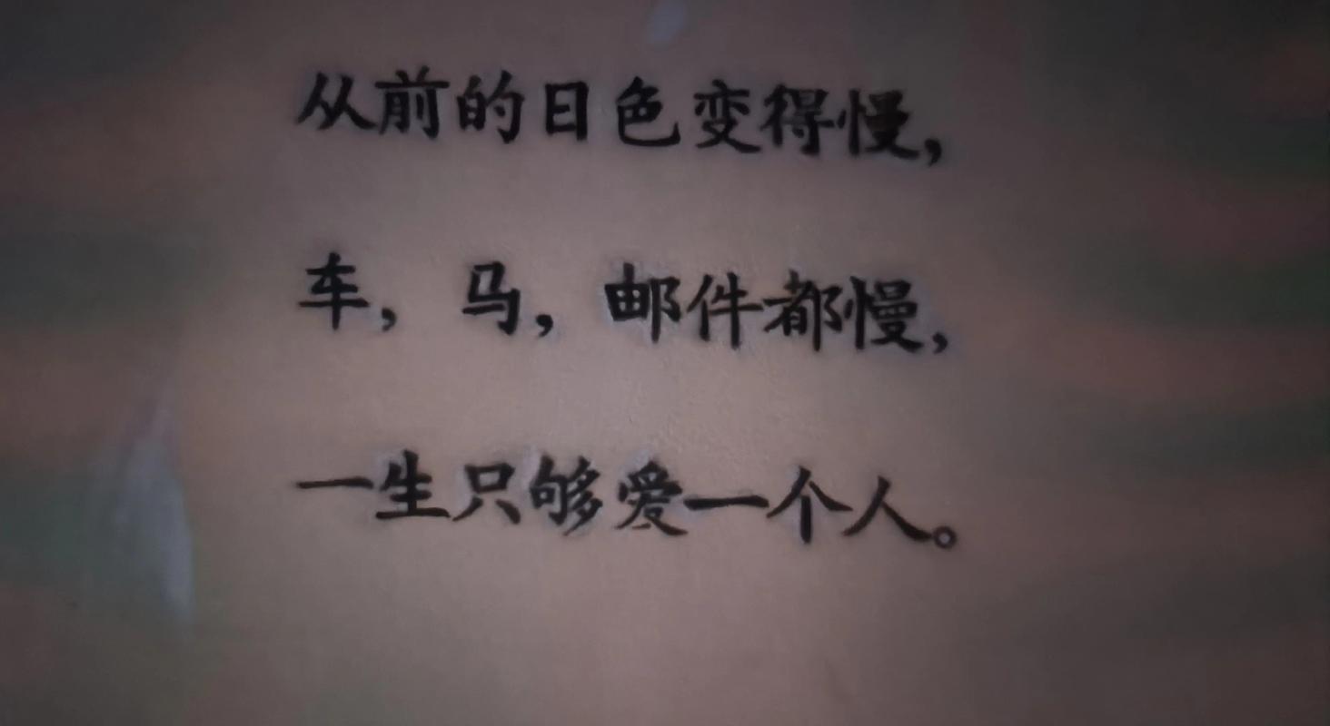 从前车马很慢,书信很远,一生只够爱一人 第1张 从前车马很慢,书信很远,一生只够爱一人 第1张