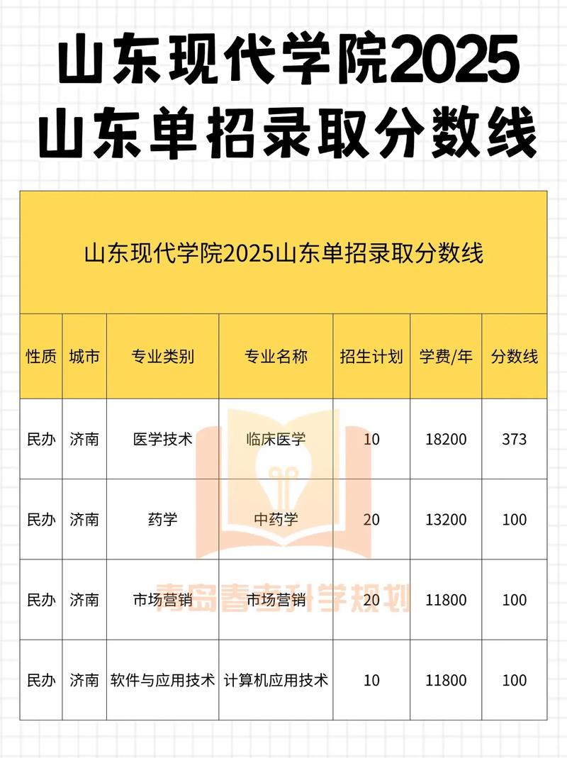 山东现代学院在安徽录取分数线2025年是多少（2025~2023近三年分数位次）  第1张