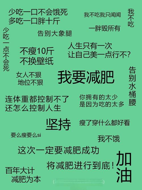 关于一定要减肥的说说 励志减肥句子说说心情 第1张 关于一定要减肥的说说 励志减肥句子说说心情 第1张
