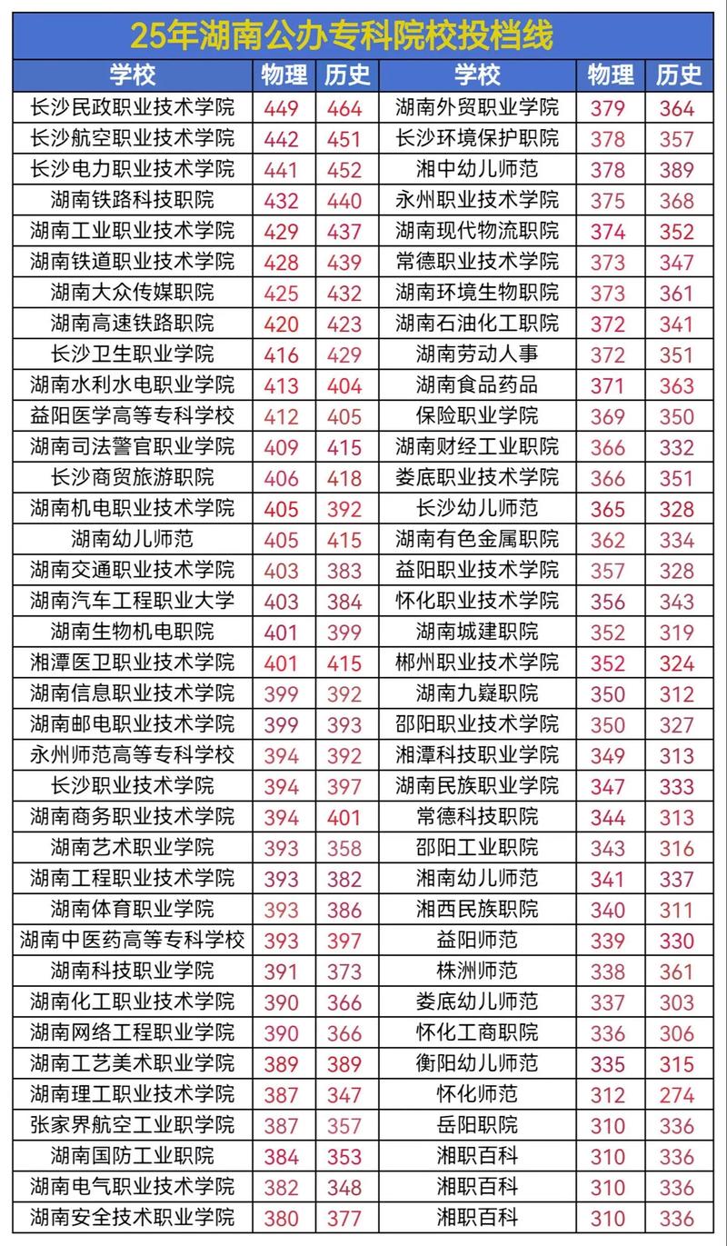 2025湖南科技职业学院录取分数线(在各省录取最低分是多少) 第1张 2025湖南科技职业学院录取分数线(在各省录取最低分是多少) 第1张