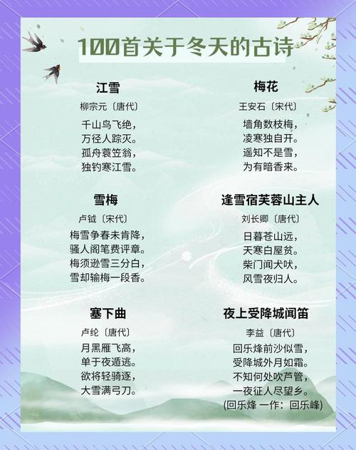 走进古诗词：邂逅冬天，领略雪之美  第1张