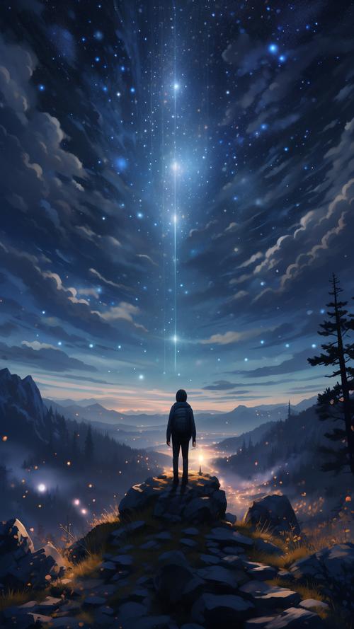 繁星满天，仰望星辰  第1张