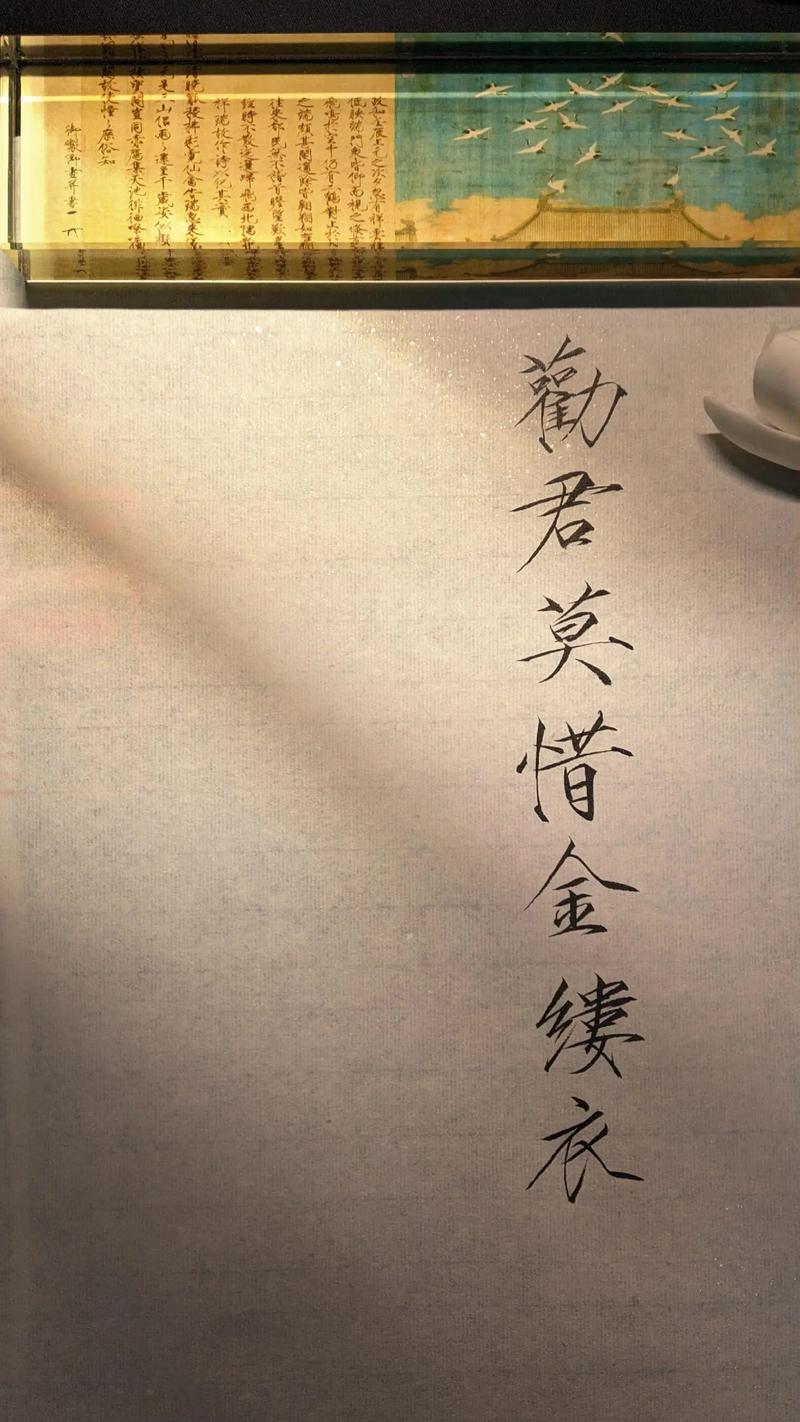 “劝君莫惜金缕衣，劝君惜取少年时”是励志诗吗？  第1张